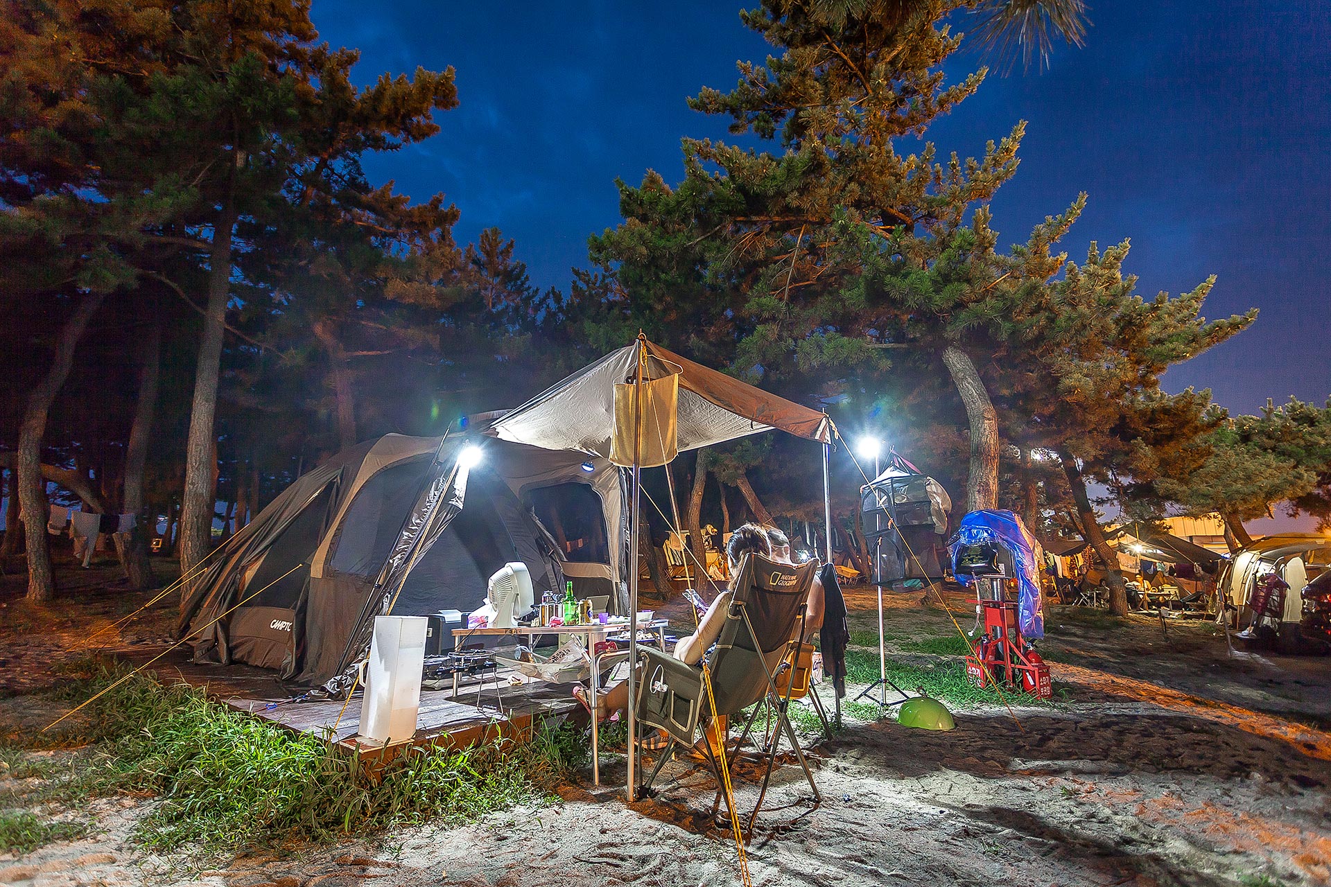 강릉 연곡해변 캠핑장